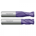 GR Series: AT coated end mills w/Radius & Edge Prep