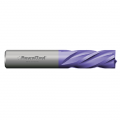 GRD Series: Downshear 4 flute fractional end mills - AT Coated