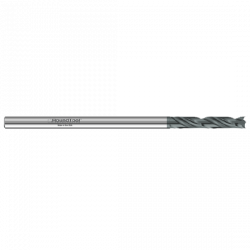 BPE2PL4D1 #1 Ø 4" OAL 2 Flute Carbide Brad Point Extension Drill PVD Diamond