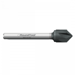 CS6D1 1/8 Ø 100° 6 Flute Carbide Countersink PVD Diamond