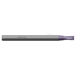 DM2RAT 1/2 Ø 1/2 x 4" x 1/2 2 Flute .031 Radius Carbide End Mill AlTiN