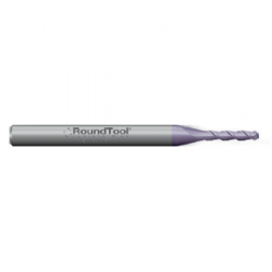 GR2BAT .005 Ø .025 x 1-1/2 x 1/8 2 Flute Ball End Carbide Micro End Mill AlTiN