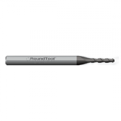 GR2BD1 0.25mm Ø 1.2mm x 38mm x 3.0mm 2 Flute Ball End Carbide Micro End Mill PVD Diamond
