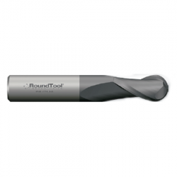 GR2BD2 1" Ø 1-3/8 x 4" x 1" 2 Flute Ball End Carbide End Mill CVD Diamond