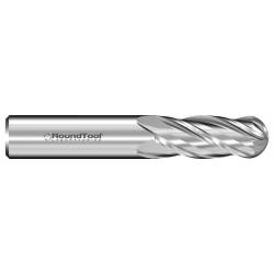 GR4BUC 3/16XL Ø 1-3/8 x 4" x 3/16 4 Flute Ball End Carbide End Mill