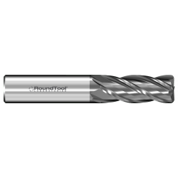 GR4RD1 8.0mm Ø 28 x 63 x 8.0 4 Flute 0.3mm Radius Carbide End Mill PVD Diamond