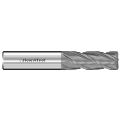 GR4RD2 1/16L Ø 1/4 x 2" x 1/8 4 Flute .015 Radius Carbide End Mill CVD Diamond