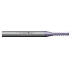 GR4SAT 4.5mm Ø 20mm x 50mm x 5.0mm 4 Flute Square End Carbide Micro End Mill AlTiN