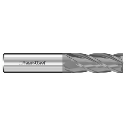 GR4SD2 5/32 Ø 3/4 x 2" x 3/16 4 Flute Square End Carbide End Mill CVD Diamond
