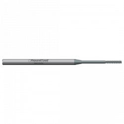 GRERN4SD2 .020N Ø .100 x 3" x 1/8 4 Flute Square End Extended Reach Carbide Micro End Mill w/Neck CVD Diamond