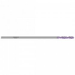 HS2PL6AT #1 Ø 6" OAL Carbide Helical S Point Extension Drill AlTiN