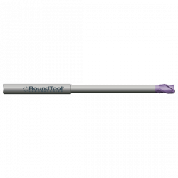 LR12X3BAT .031 Ø .046 x 2-1/2 x 1/8 3 Flute Ball End .375 Lbs Long Reach Carbide Micro End Mill AlTiN