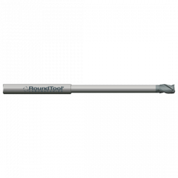 LR12X3RD2 .031 Ø .046 x 2-1/2 x 1/8 3 Flute .005 Radius .375 Lbs Long Reach Carbide Micro End Mill CVD Diamond