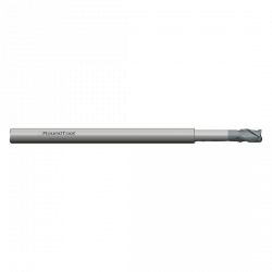 LR5X3RD2 .031 Ø .046 x 2-1/2 x 1/8 3 Flute .005 Radius .156 Lbs Long Reach Carbide Micro End Mill CVD Diamond