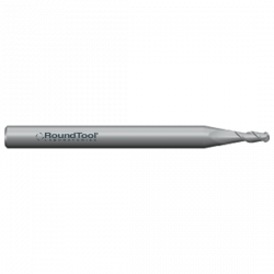 MPL2BUC .003 Ø .009 x 1-1/2 x 1/8 2 Flute Ball End Multi-Purpose Carbide Micro End Mill