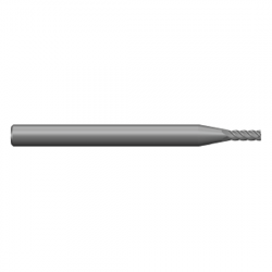 MPL4SUC .038 Ø .114 x 1-1/2 x 1/8 4 Flute Square End Multi-Purpose Carbide Micro End Mill