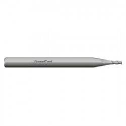 NF2SUC .031 Ø .093 x 1-1/2 x 1/8 2 Flute Square End Non-Ferrous End Mill