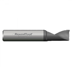OU1SD1 1/2 Ø 1-1/2 x 4" x 1/2 1 Flute Square End UpCut Carbide Router PVD Diamond